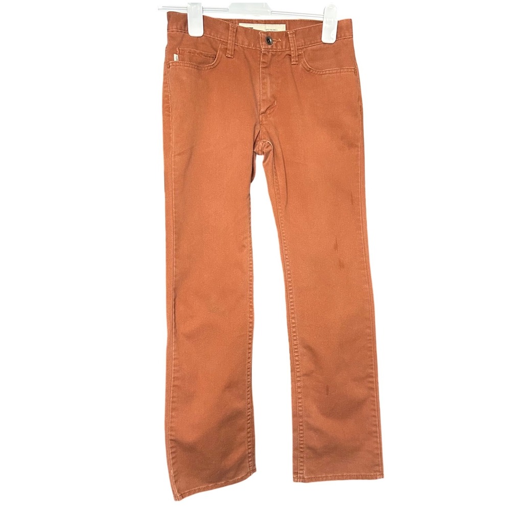 Vans V56 Standard Rust Brown Straight Leg Pants Size 28